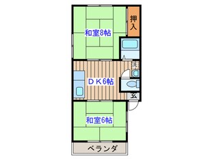 ３０３ｺｰﾎﾟの物件間取画像